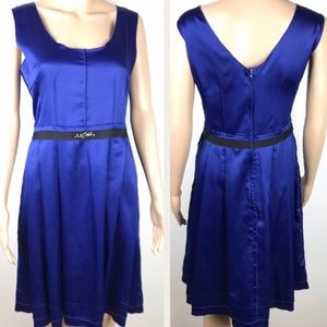 Simply Vera Wang royal blue A-line formal dress